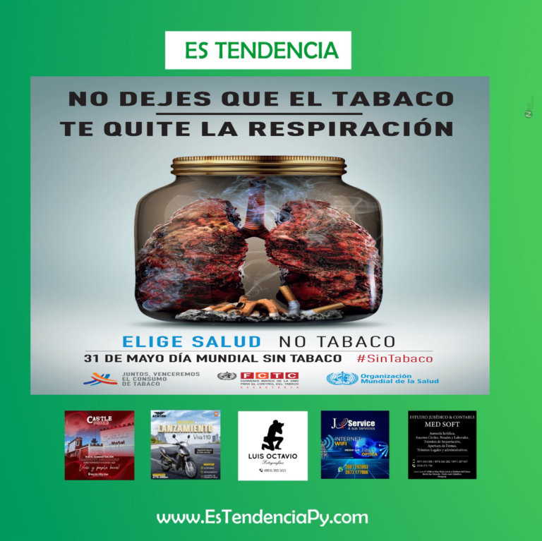 Salud urge regular uso de vapeadores en el Día Mundial sin Tabaco.