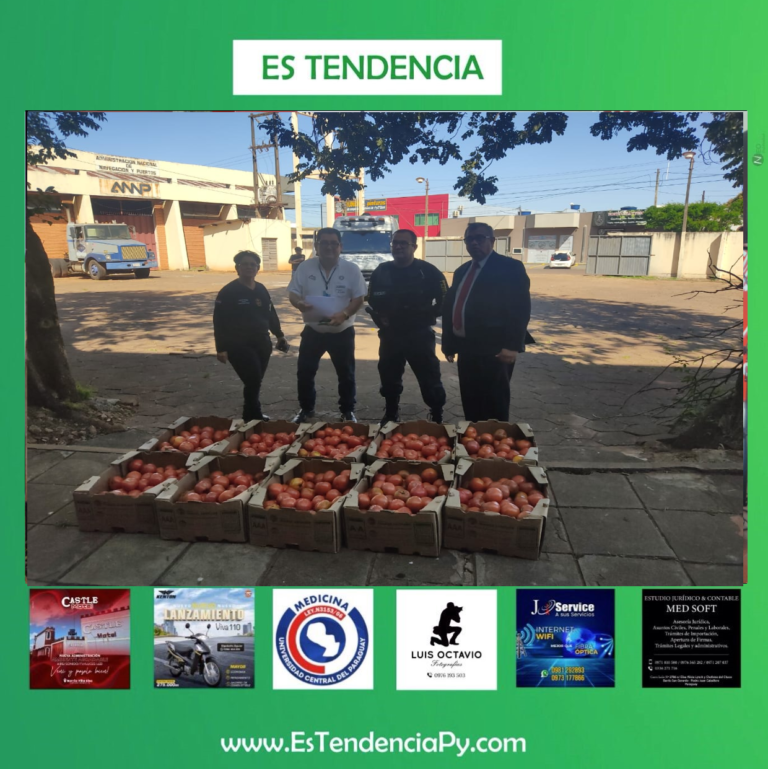 Azucar, Tomates y Jeringas para Hospital, Penitenciaria y a Bomberos Voluntarios