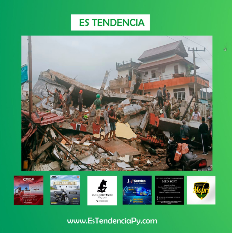 Aumentan a 268 los muertos por el sismo de 5,6 de magnitud en Indonesia.