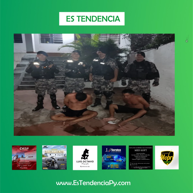 Detenido por realizar disparos al aire en un barrio de Asunción.
