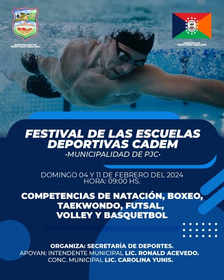 Muni de Pedro Juan organiza Festival Deportivo en el C.A.D.E.M (Ex Diben)