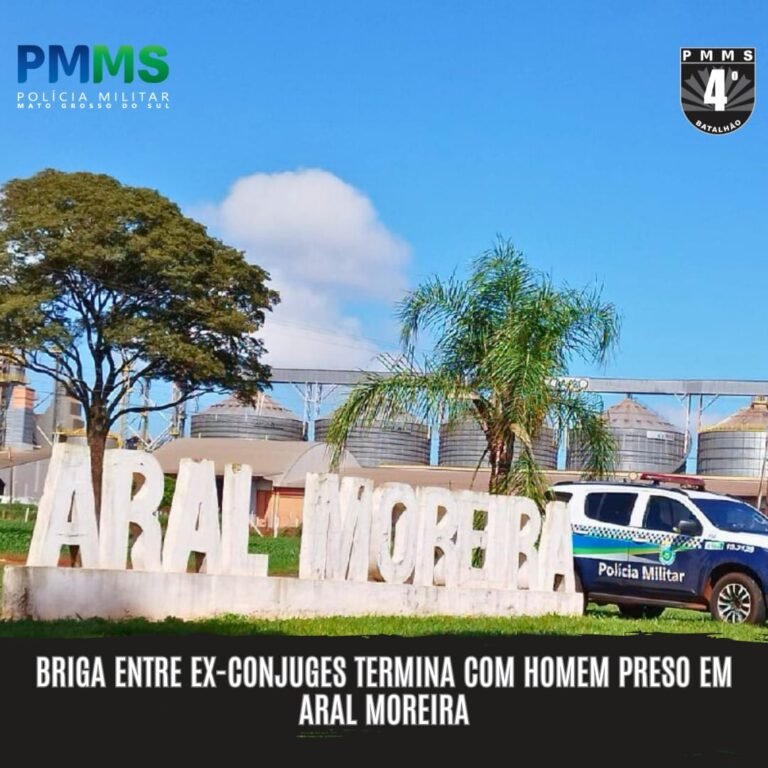 Briga entre ex-conjuges termina com homem preso em Aral Moreira