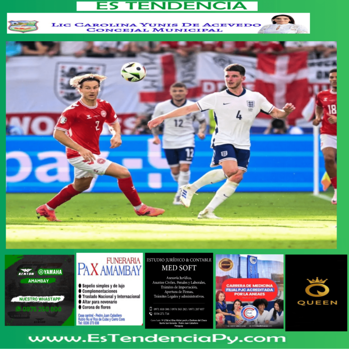 Eurocopa 2024. Inglaterra vs Dinamarca