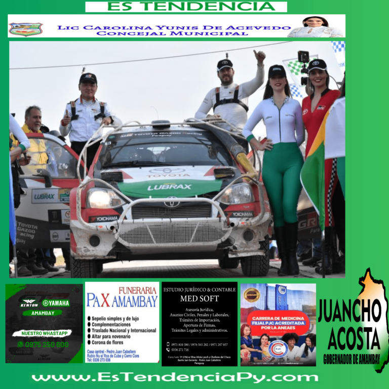 Alejandro Galanti Ganador del Rally del Chaco