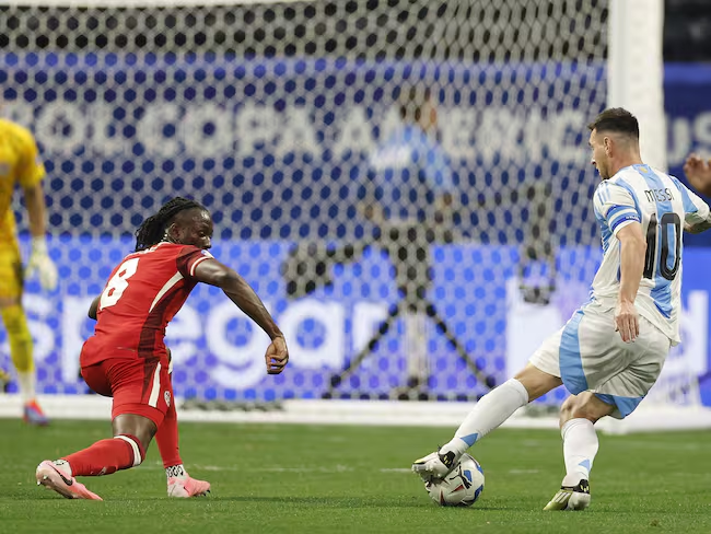 Argentina en la final de la Copa América al vencer a Canadá en la primera semifinal jugada en el MetLife Stadium.