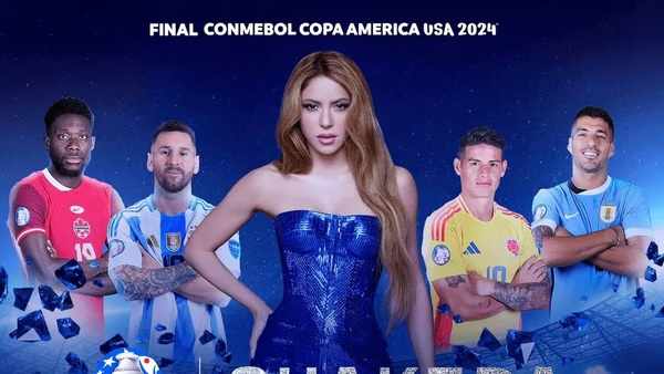 Shakira actuará en el descanso de la final de la Copa América 