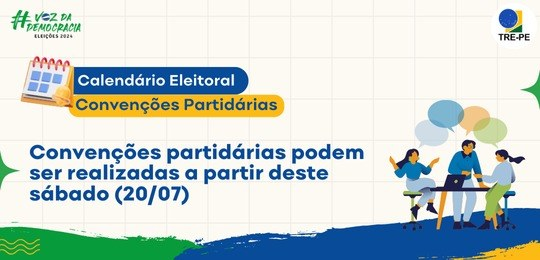 Candidatos serão escolhidos a partir desde sabado