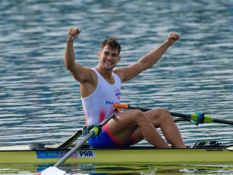 Remo paraguayo alcanzó con Javier Insfrán un hito histórico