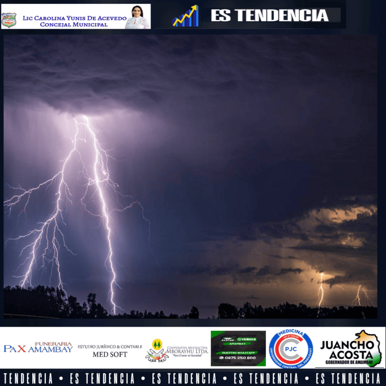 Aviso especial sobre tormentas y vientos de hasta 100 km/h