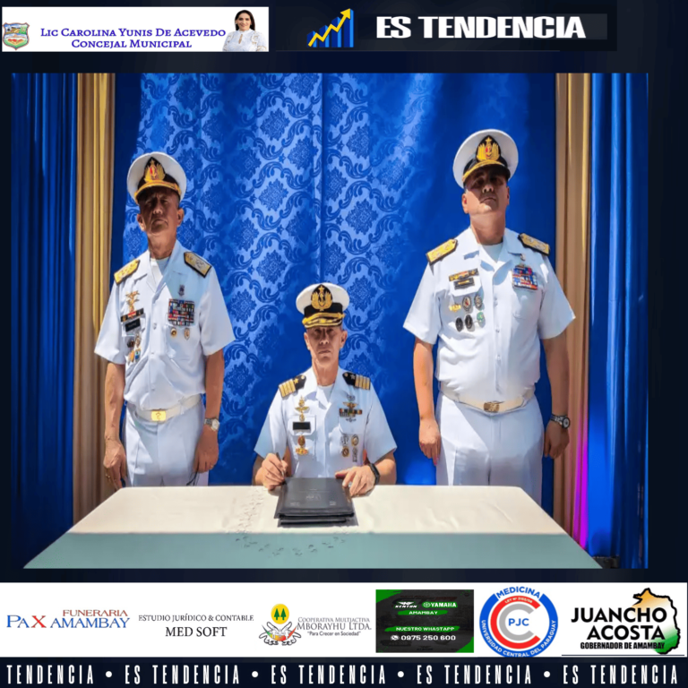 Promueven a titular de la FTC a prefecto general naval en la Armada Paraguaya