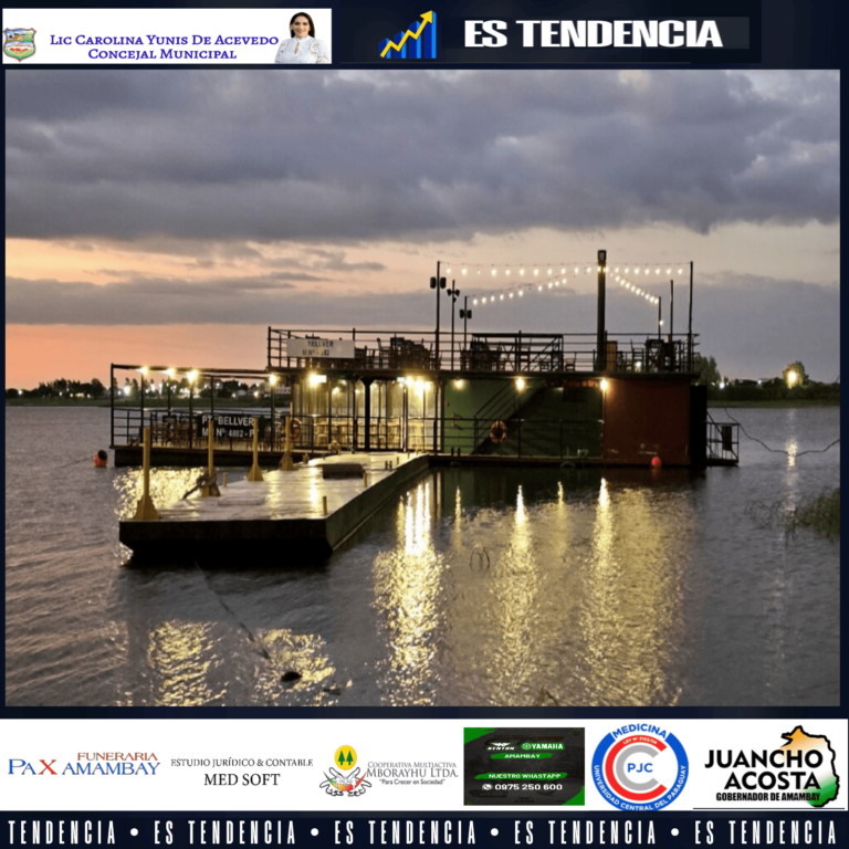 En enero se inaugura primer bar flotante sobre el río Paraguay